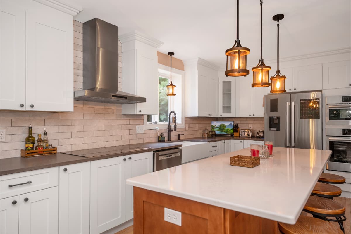 photo of a beautiful and modern remodeled kitchen