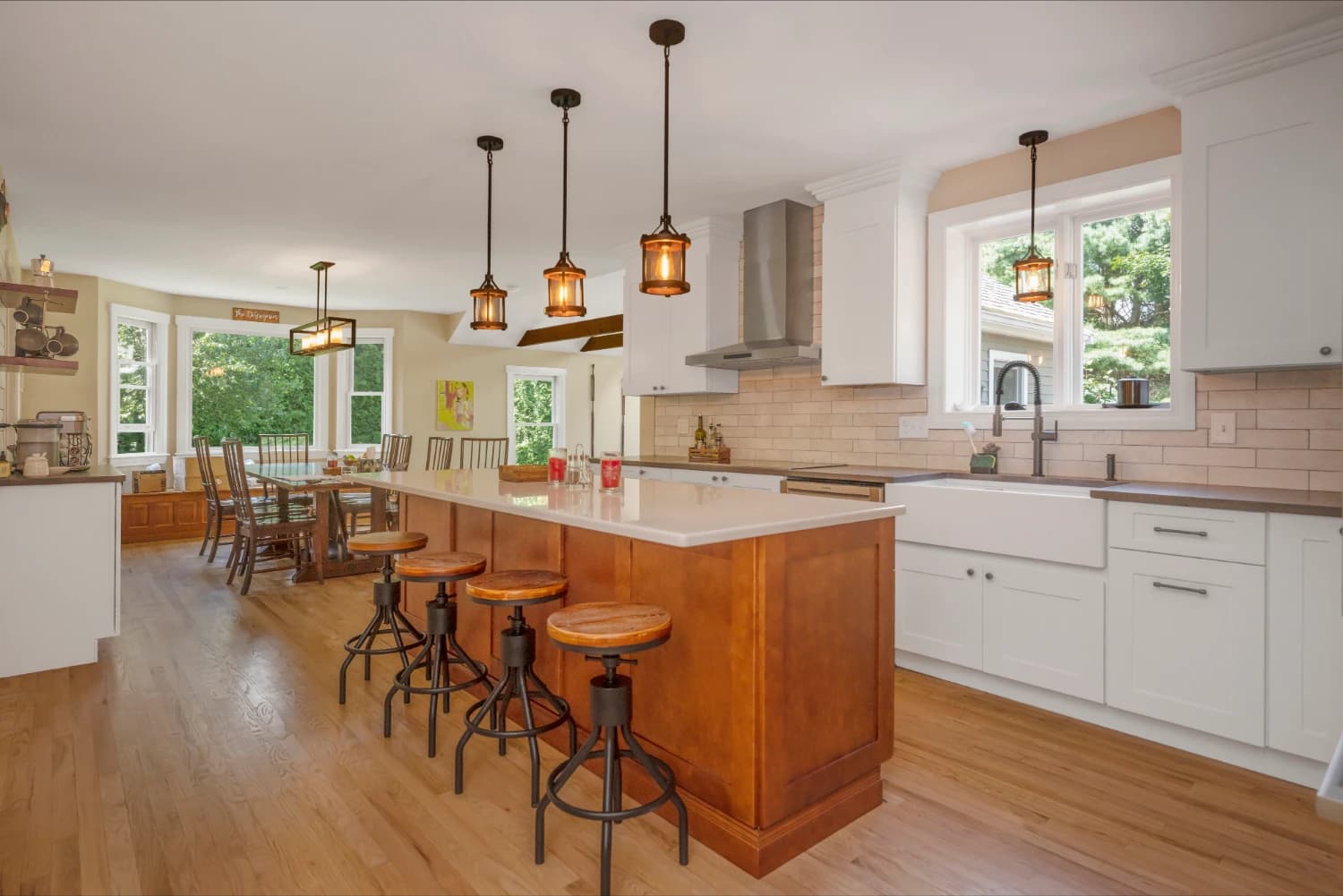 kitchen with clean design and new remodel